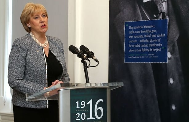 Pictured Minister for Arts, Heritage and teh Gaeltacht Heather Humphries TD at a media briefing surrounding the events taking place around the centenary programme to Mark the 100th anniversary of the 1916 rising.