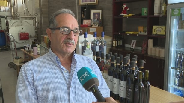Nadim Khoury speaking from the micro-brewery