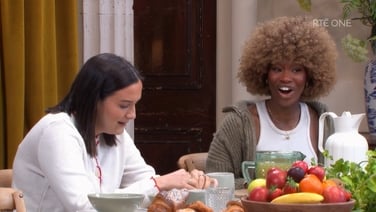 Kelley and Oyin discuss the possibility that Nick and Ben are Traitors