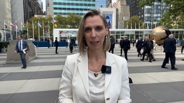What was the atmosphere like when Trump addressed the UN?