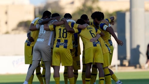 Maccabi Tel Aviv players in action in the UEFA Europa League in August