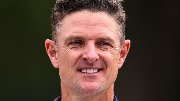 New York , United States - 23 September 2025; Justin Rose during a Europe team photocall before the 2025 Ryder Cup at Black Course at Bethpage State Park Golf Course in Farmingdale, New York, USA. (Photo By Vaughn Ridley/Sportsfile via Getty Images)