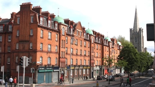 The Iveagh Trust flats on Dublin's Patrick Street. Photo: Linda King