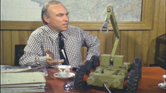 Cork-based inventor Russell Winn in 1975.