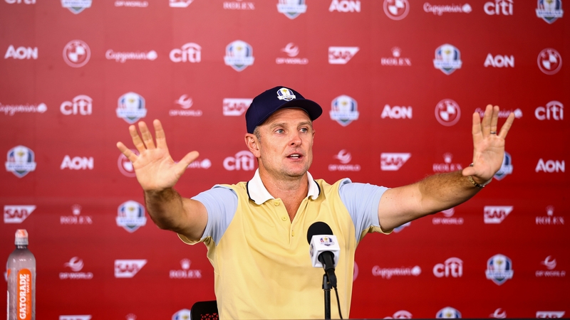 Justin Rose was speaking during a press conference on Wednesday