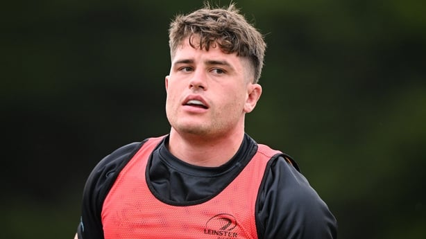 19 August 2025; Alex Soroka during a Leinster Rugby open training session at Old Belvedere RFC in Dublin. Photo by Ramsey Cardy/Sportsfile 