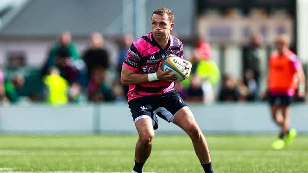 20 September 2025; Jack Carty during a Connacht Rugby open training session at Dexcom Stadium in Galway. Photo by Thomas Flinkow/Sportsfile