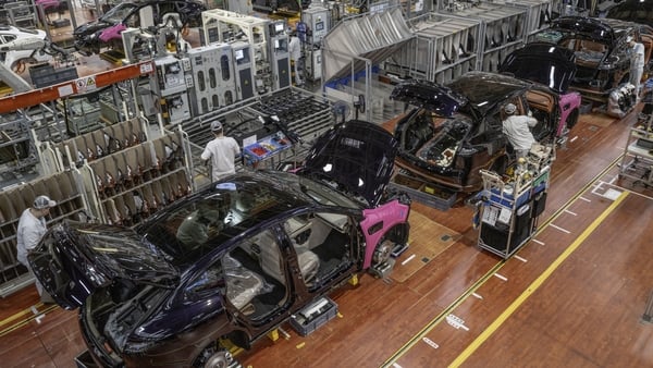 GETTY The state-owned factory producing electric cars, Aion, part of the GAC group, supported by Crédit Agricole
