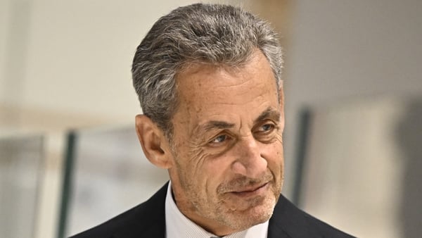 Former French president Nicolas Sarkozy