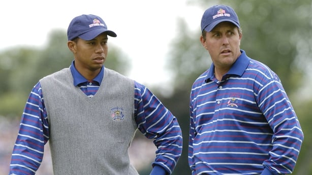 Tiger Woods and Phil Mickelson