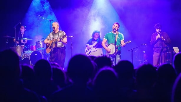 Mary Wallopers perform live on stage during a concert at the Columbia Theater on 6 April, 2025 in Berlin