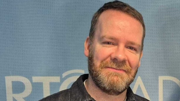 Neil Delamere in the RTÉ Radio 1 studios