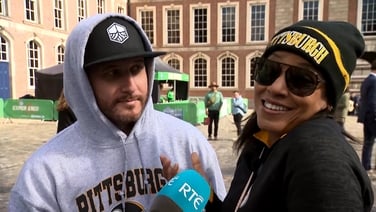 Fans touch down in Dublin for Sunday’s Steelers v Vikings game