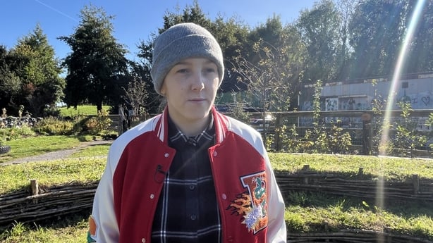 Rapper Lizzy C talking about the Misleór festival