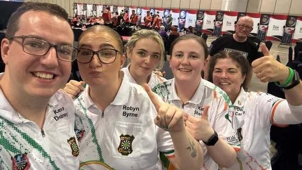 IReland women s darts team into final pic INDO