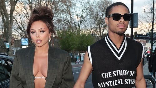 Jesy Nelson and Zion Foster, pictured in London in April 2023