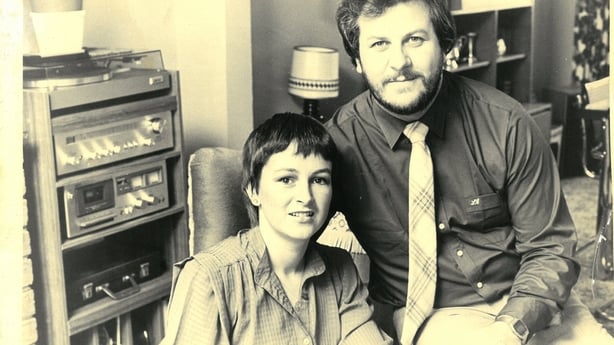 Ronan Collins and his wife Woody pictured in the 1970s