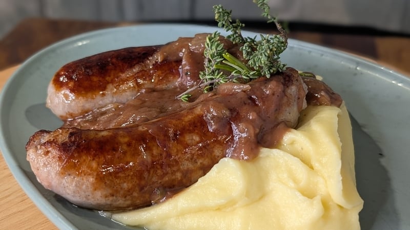 Kevin Dundon shares his take on the classic bangers and mash.