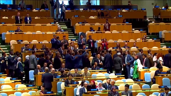 UNGA officials walk out as Netanyahu prepares to speak