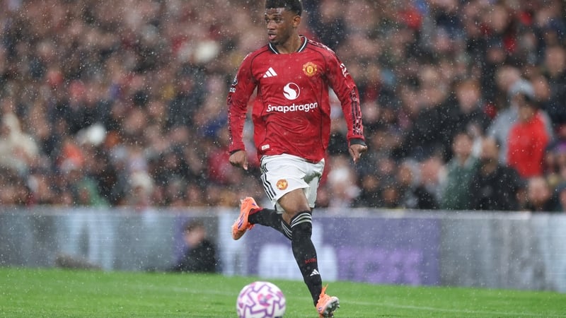 Amad Diallo will miss his side's trip to Brentford