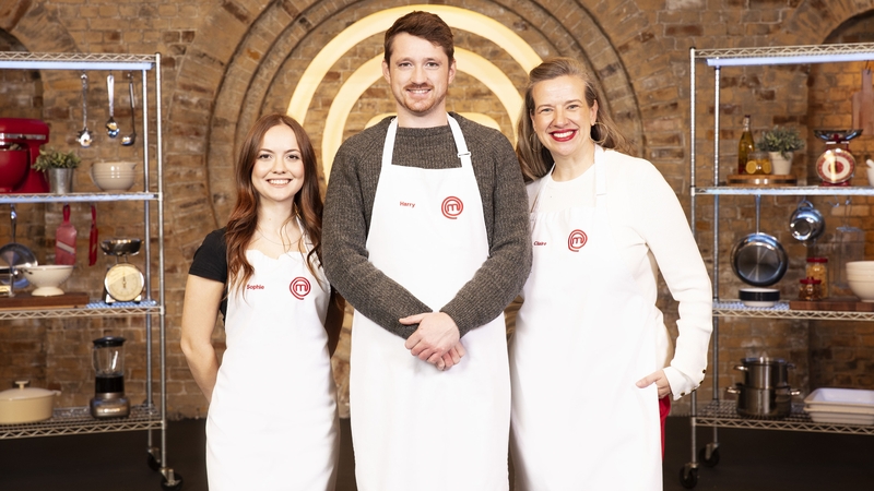 MasterChef finalists Sophie, Harry and Claire