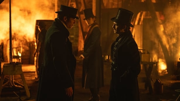 a scene from Netflix show House Of Guinness
