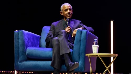 Former US president Barack Obama spoke at a discussion at the 3Arena in Dublin
