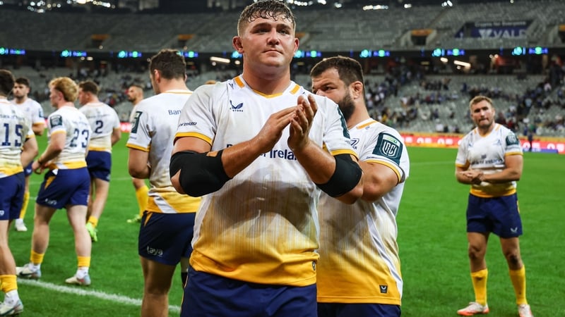 26 September 2025; Andrew Sparrow of Leinster after the United Rugby Championship match between DHL Stormers and Leinster at DHL Stadium in Cape Town, South Africa. Photo by Shaun Roy/Sportsfile