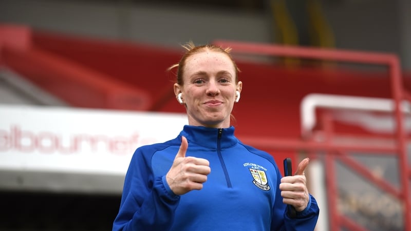 Kelly Brady before Saturday's victory at Tolka Park
