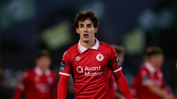 Jad Hakiki of Sligo Rovers during the Sports Direct Men’s FAI Cup quarter-final match between Kerry FC and Sligo Rovers at Mounthawk Park in Tralee, Kerry.