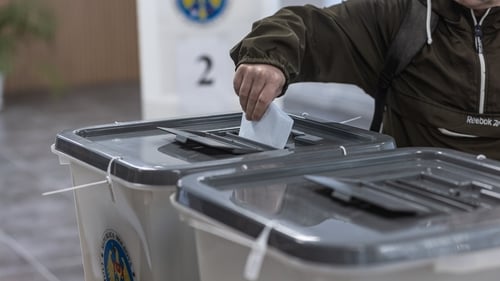 Voting in Moldova's parliamentary election is under way