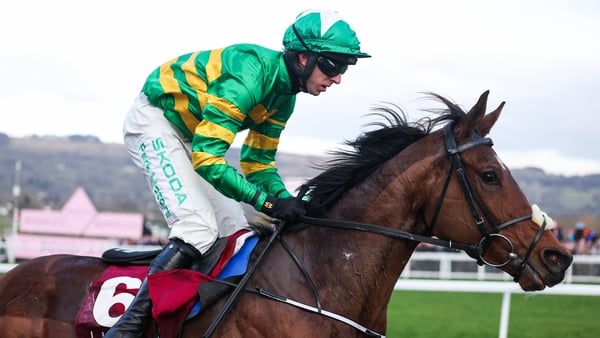 Puturhandstogether, with Mark Walsh up, winning the Fred Winter at Cheltenham 2025