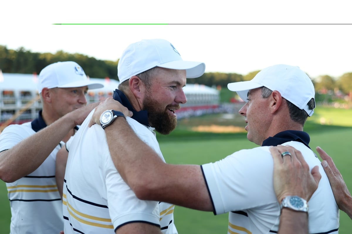 Rory McIlroy and Shane Lowry defy hecklers as Europe wins Ryder Cup