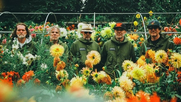 uw Banford, Cian Ciaran, Daf Ieuan, Guto Pryce and Gruff Rhys of the Super Furry Animals