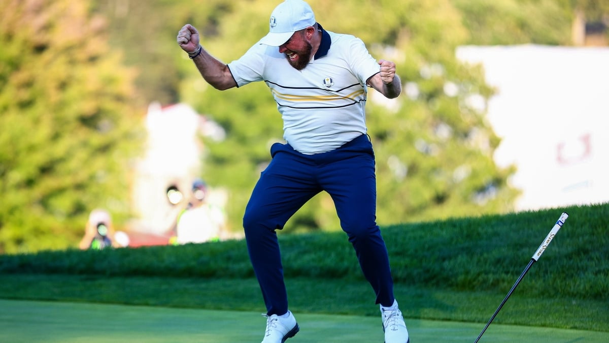 Shane Lowry's Dad is Celebrating