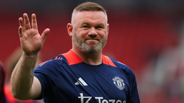Wayne Rooney of Manchester United during the Manchester United Foundation charity match between Manchester United Legends and Celtic Legends at Old Trafford on September 07, 2024 in Manchester, England.