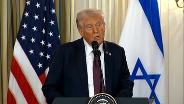 Trump says Israel has ‘full backing’ of US to eliminate Hamas if it rejects peace deal