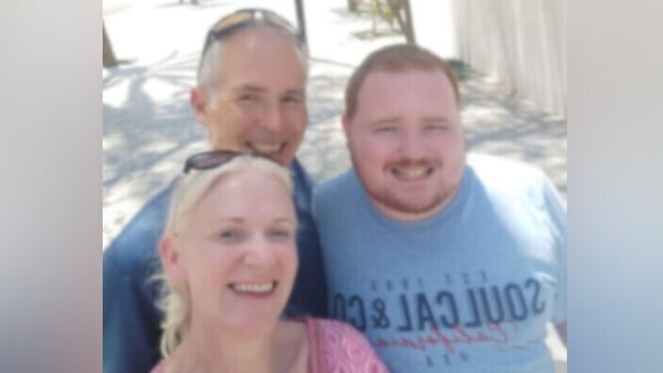 Mark and Louise O'Connor with their son Evan O'Connor