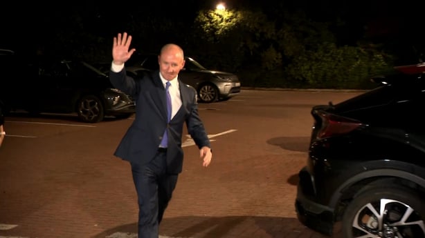 Jim Gavin arrives at Virgin Media