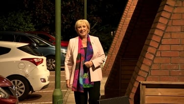 Heather Humphreys arrives at Virgin Media for Presidential Election debate