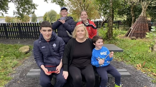 Amanda McGuinness regularly visits the sensory garden in Balla, Co Mayo, with her four neurodivergent children
