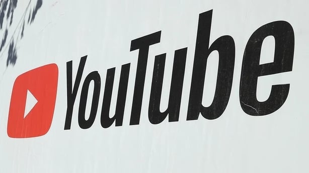 A sign for the company YouTube