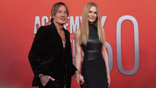 Keith Urban and Nicole Kidman attend the 60th Academy of Country Music Awards at Omni Frisco Hotel at The Star on 8 May, 2025 in Frisco, Texas