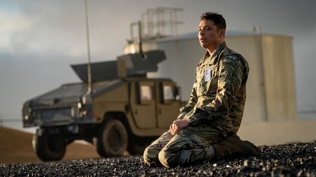A House of Dynamite. Anthony Ramos as Major Daniel Gonzalez in A House of Dynamite. Cr. Eros Hoagland/Netflix © 2025.