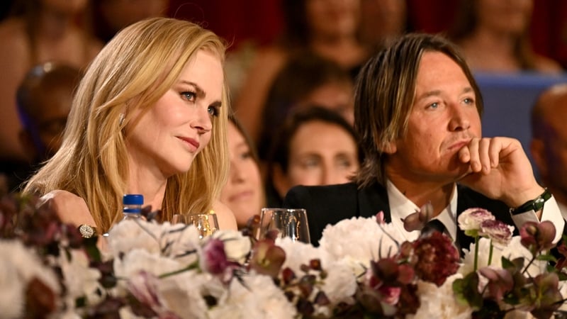 Nicole Kidman and Keith Urban attend the 49th American Film Institute Life Achievement Award: A Tribute to Nicole Kidman at The Dolby Theatre on 27 April 2024 in Los Angeles