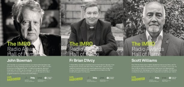 IMRO Hall of Fame inductees for 2025: John Bowman, Fr Brian D'Arcy and Scott Williams