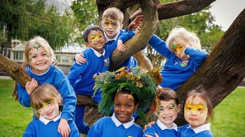 Senior Infants from Our Lady of Consolation School, Donnycarney get set for National Tree Day. Pic: Marc O'Sullivan.