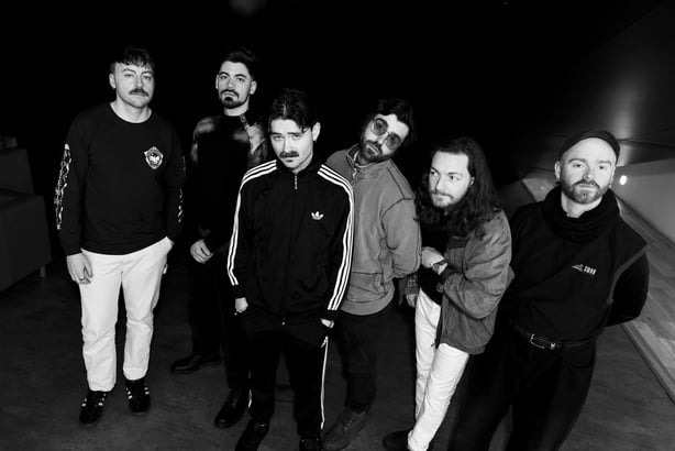 Landscape shot of irish band thumper