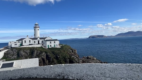 Fanad Lighthouse pictured from the coastline