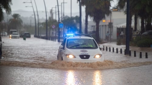 Emergency services on the islands sent a mass telephone alert to residents urging them to avoid travel and outdoor activities